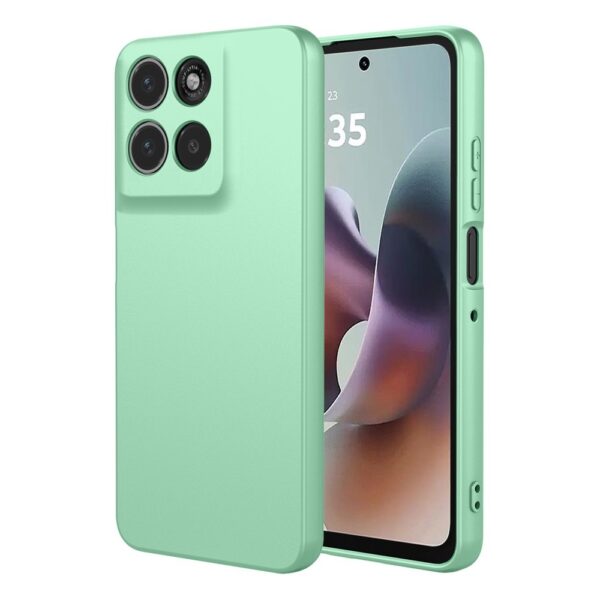 Husă de protecție din silicon pentru Motorola Moto G86 5G, verde