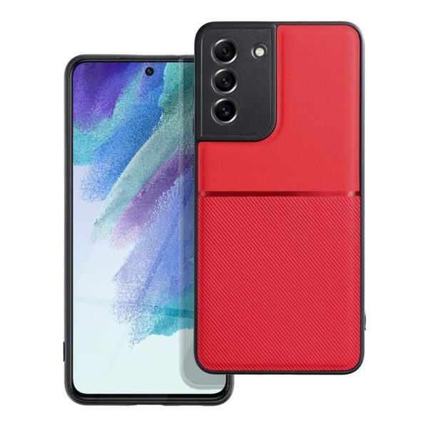 Husă de protecție Noble pentru Samsung Galaxy S21 FE, rosu