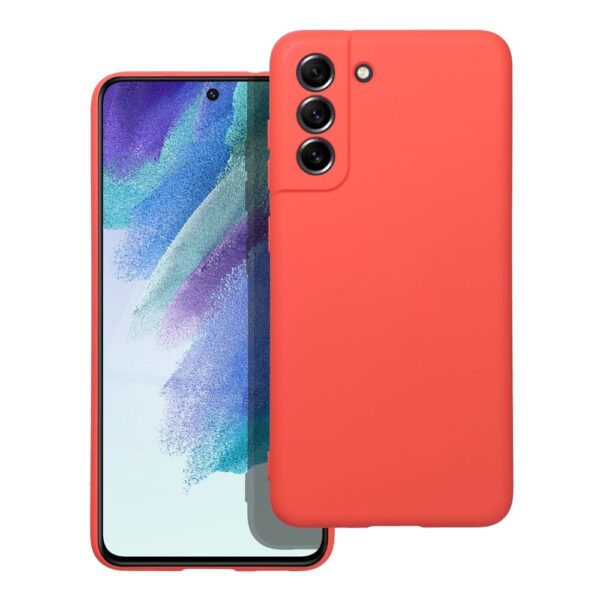 Husă de protecție Silicon pentru Samsung Galaxy S21 FE, Piersica