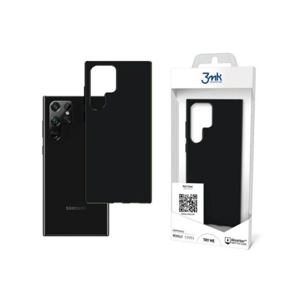 Husă protecție 3mk pentru Samsung Galaxy S22 Ultra, neagră