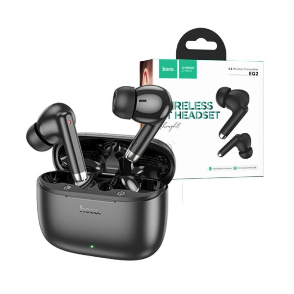 casti wireless Hoco TWS EQ2 negre