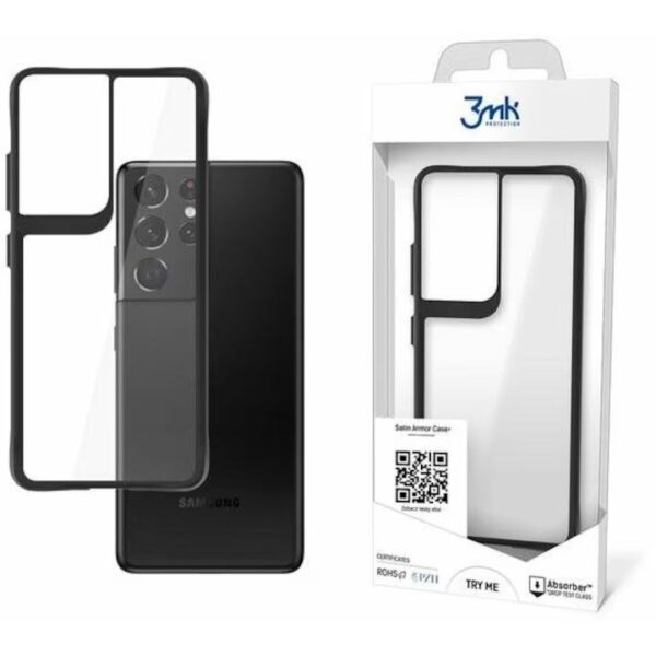 Husa de protecție 3mk Satin Armor pentru Samsung Galaxy S21 Ultra 5G, transparent