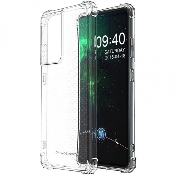 Husă protecție Wozinsky pentru Samsung Galaxy S21 Ultra, transparentă