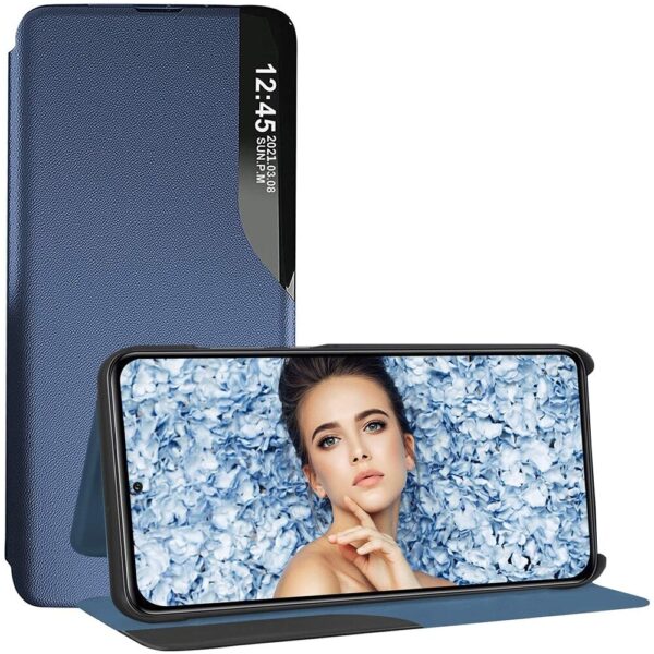 Husă de protecție  Smart View pentru Samsung Galaxy S21 Plus, Albastra