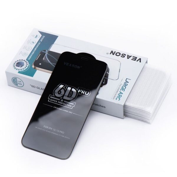 Folie sticlă securizată Veason® 6D Pro pentru iPhone XR sau 11, vrac