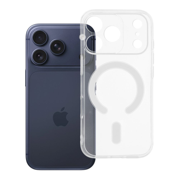 Husă protecție Clear Case compatibilă MagSafe pentru iPhone 17 Pro / 18 Pro, transparentă