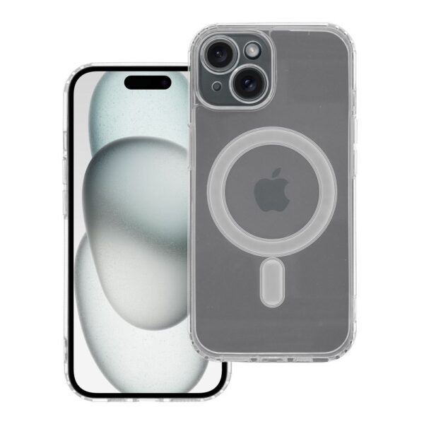 Husa Clear din silicon pentru iPhone 15, transparenta