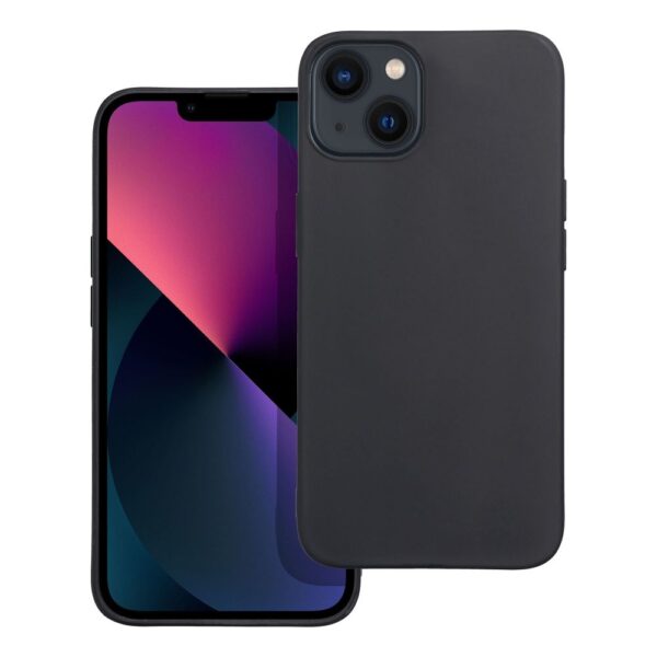 Husă de protecție din silicon pentru iPhone 13, neagră