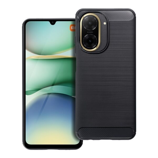 Husă de protecție Carbon pentru Xiaomi Redmi A5, neagră ( 171,7 x 77,8 x 8,26 )