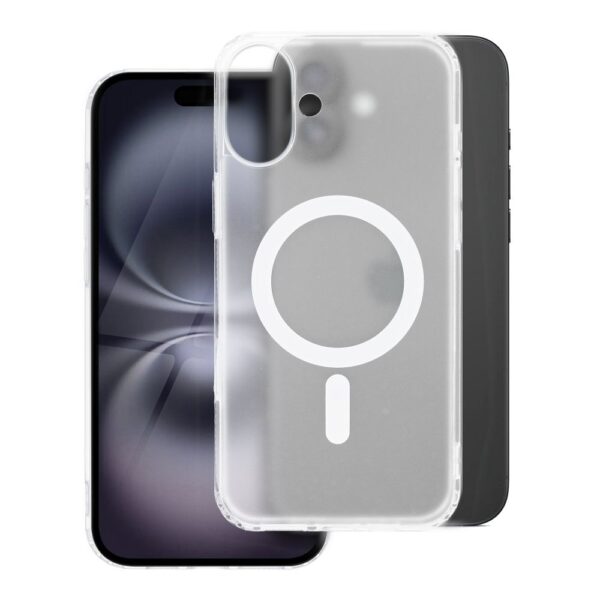 Husă de protecție compatibilă cu MagSafe pentru iPhone 12 Pro, transparentă, mată