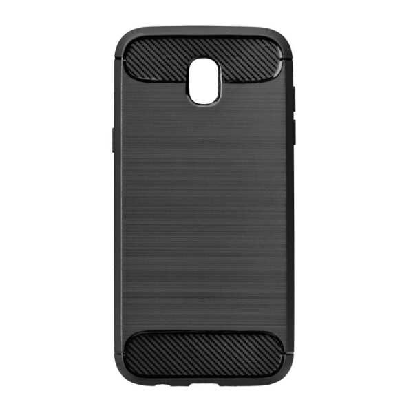 Husă protecție Carbon pentru Samsung Galaxy J3 2017, neagră