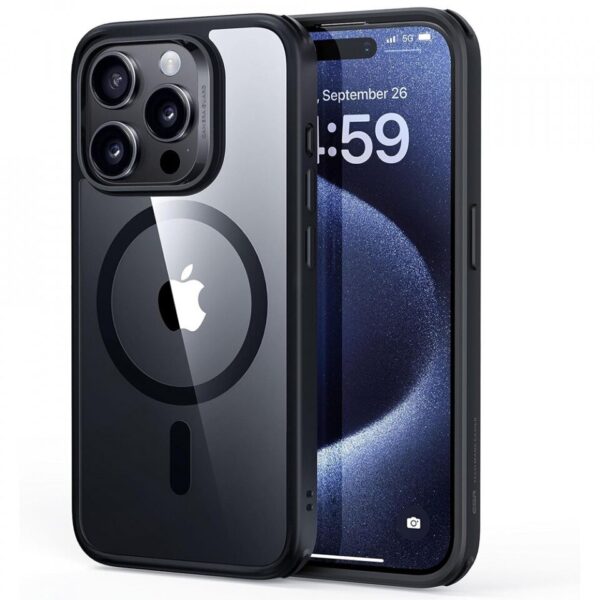 Husă protecție ESR compatbilă MagSafe pentru iPhone 15 Pro Max, transparentă
