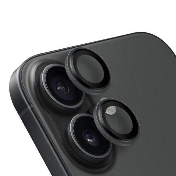 Protecție obiectiv cameră OBAL:ME pentru Apple iPhone 17, negru