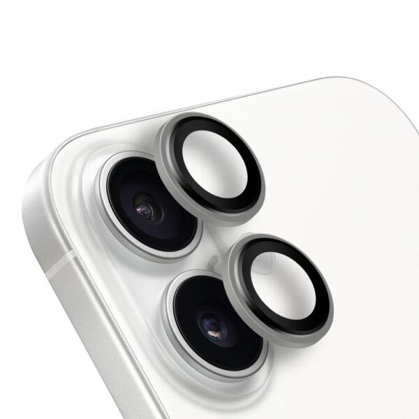Protecție obiectiv cameră OBAL:ME pentru Apple iPhone 17, alb