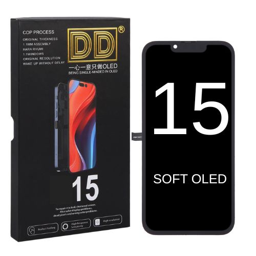 Display iPhone 15 Soft OLED DD touchscreen 6.1 inch fără ramă