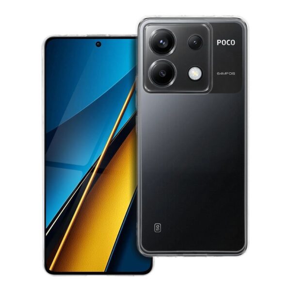 Husă de protecție pentru Xiaomi Poco X6 5G, transparentă