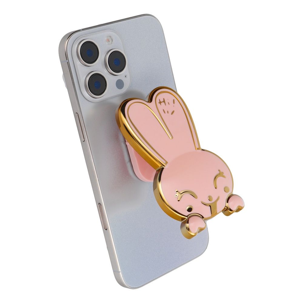 22e3fed6ac00be7889e55ab7a14c2e2c suport telefon autoadeziv Rabbit roz