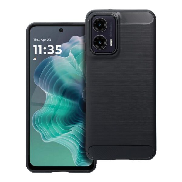 Husă Carbon pentru Motorola G35, negru