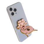 suport telefon autoadeziv Doll roz
