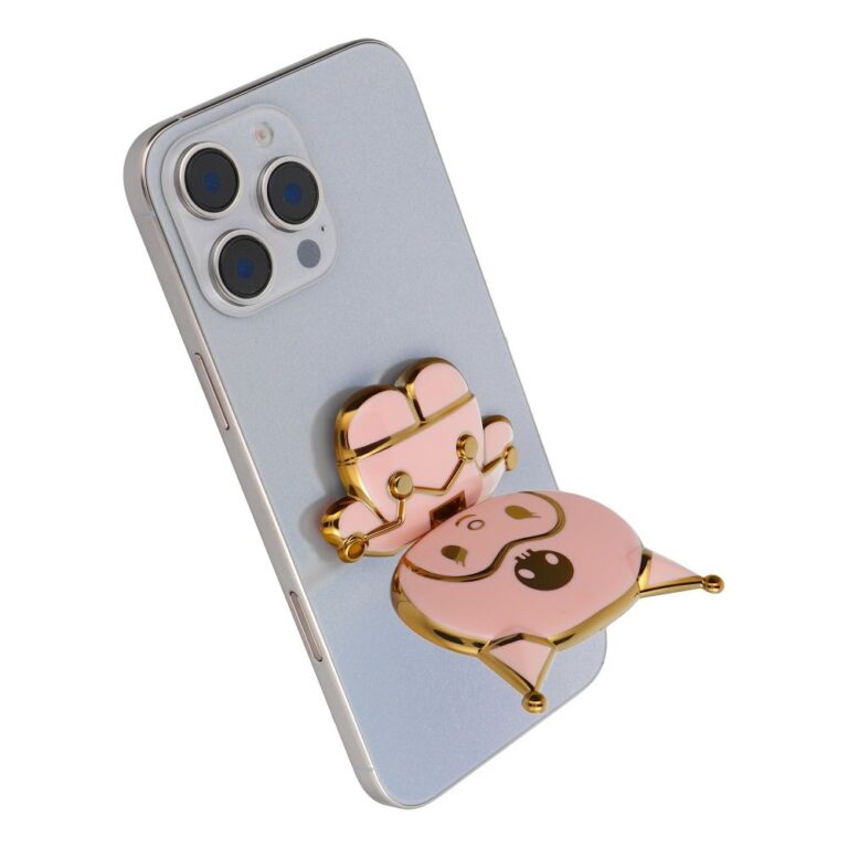 suport telefon autoadeziv Doll roz