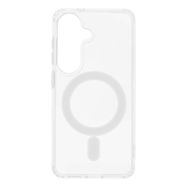 Husă protecție Clear Mag compatibilă MagSafe pentru Samsung S26, transparentă