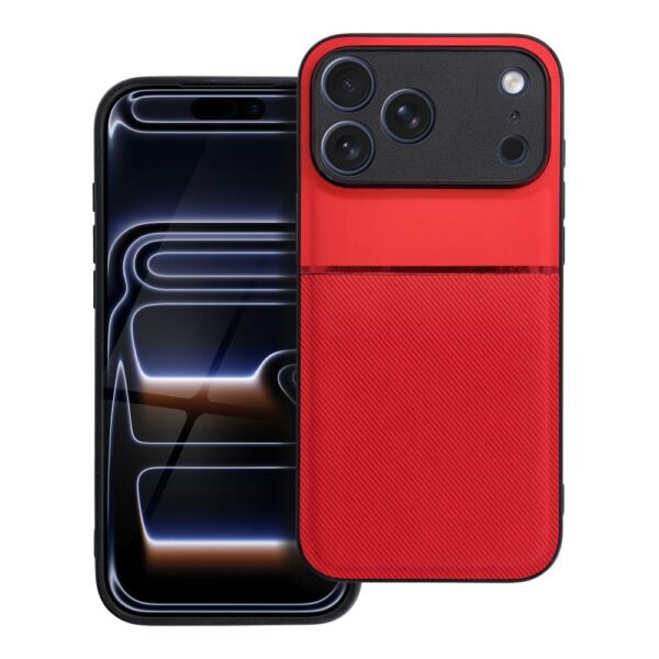 Husă de protecție pentru iPhone 17 Pro, roșie