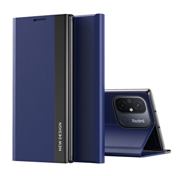 Husă flip cover pentru Xiaomi Redmi Note 12 Pro Plus, albastră