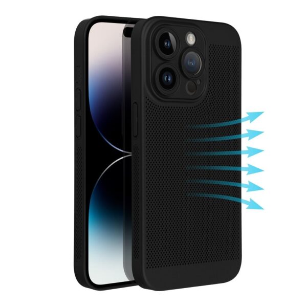 Husa BREEZY pentru XIAOMI Redmi Note 12 Pro 5G, negru