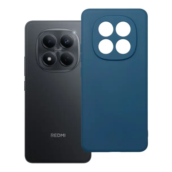 Husă protecție Matt pentru Xiaomi Redmi Note 15 4G / 5G, albastră
