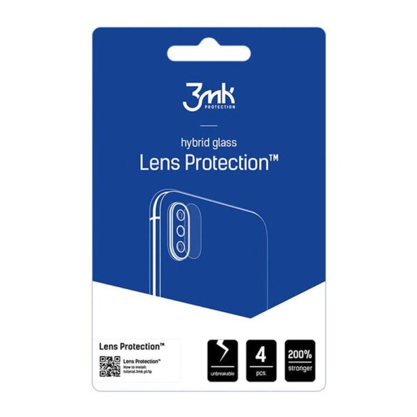 Set 4 x folie protecție cameră telefon 3mk pentru Sony Xperia 1 IV