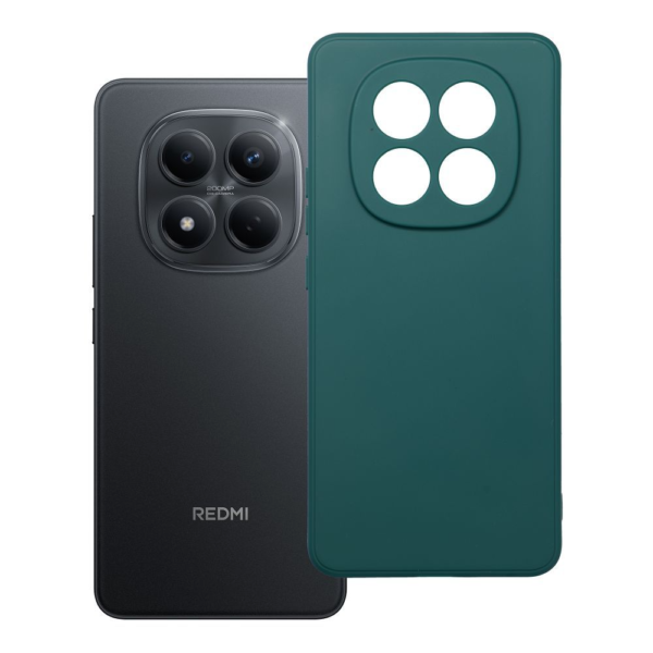 Husă protecție Matt pentru Xiaomi Redmi Note 15 4G / 5G, verde