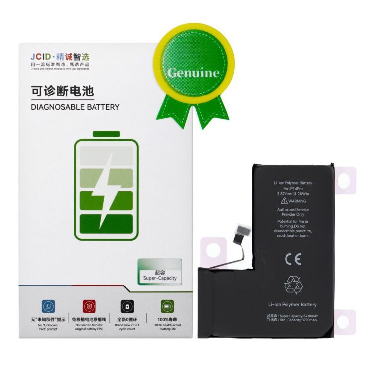 Acumulator JCID iPhone 14 Pro capacitate mare diagnostic baterie originala