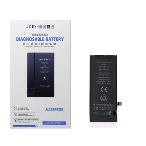 Acumulator JCID pentru iPhone SE3 2022, capacitate mare, diagnostic