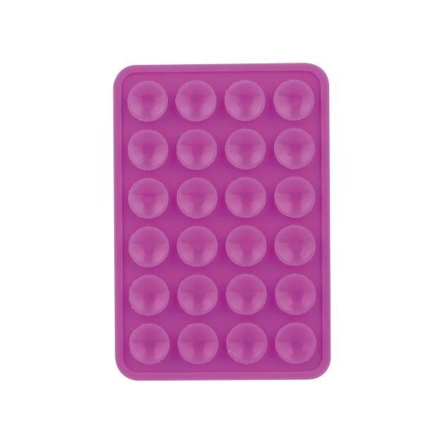 pad silicon cu ventuze pentru fixare telefon baterie externă violet