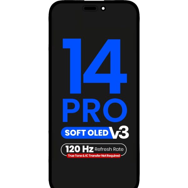 Display compatibil cu iPhone 14 Pro, Soft OLED, 120Hz, diagnostic