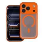 Husa Mag Cover iPhone 17 Pro portocalie protectie magsafe colorata