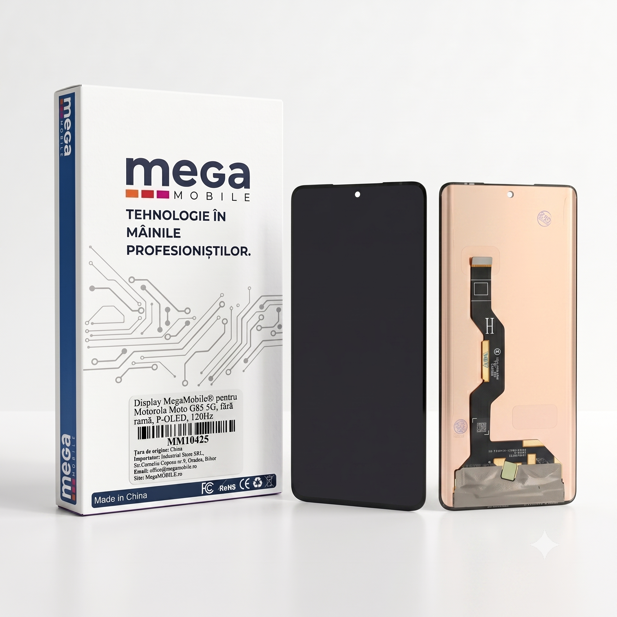 Gemini_Generated_Image_fbtp3wfbtp3wfbtp display Motorola Moto G85 5G MegaMobile P-OLED 120Hz fara rama