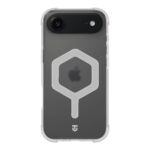 Husa protectie Tactical MagForce Hexagon iPhone Air alba MagSafe MIL-STD-810 frosted white