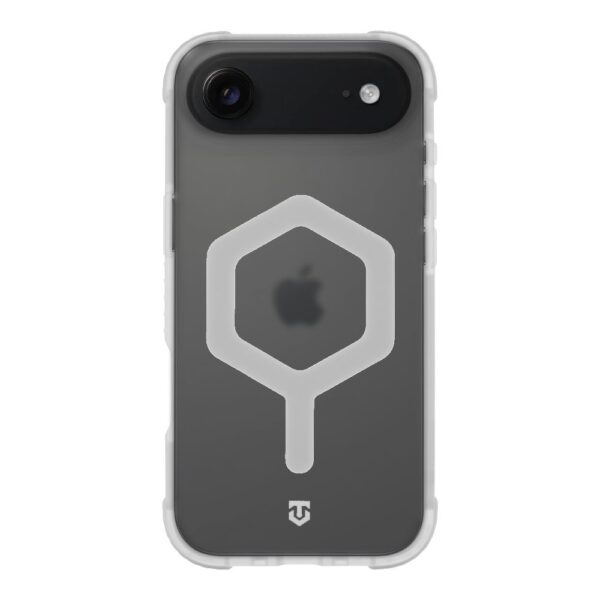 Husa protectie Tactical MagForce Hexagon iPhone Air alba MagSafe MIL-STD-810 frosted white