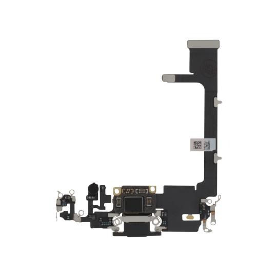 mufa flex incarcare pentru iphone 11 pro negru swap piesa originala charging port apple flexibila microfon