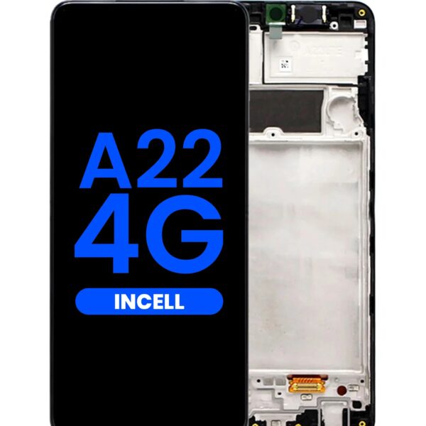 Display compatibil cu Samsung Galaxy A22 4G (A225), cu ramă