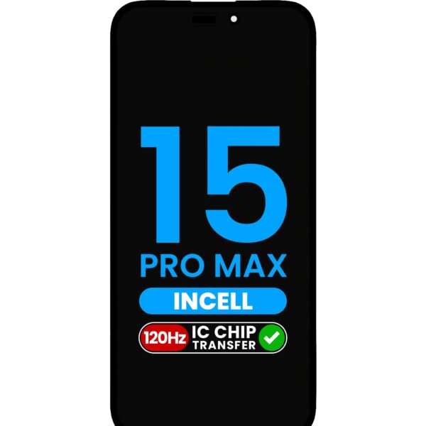 Display compatibil cu iPhone 15 Pro Max, InCell, LTPS FullHD, 120Hz
