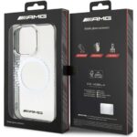 Husa protectie Mercedes AMG iPhone 15 Pro MagSafe originala