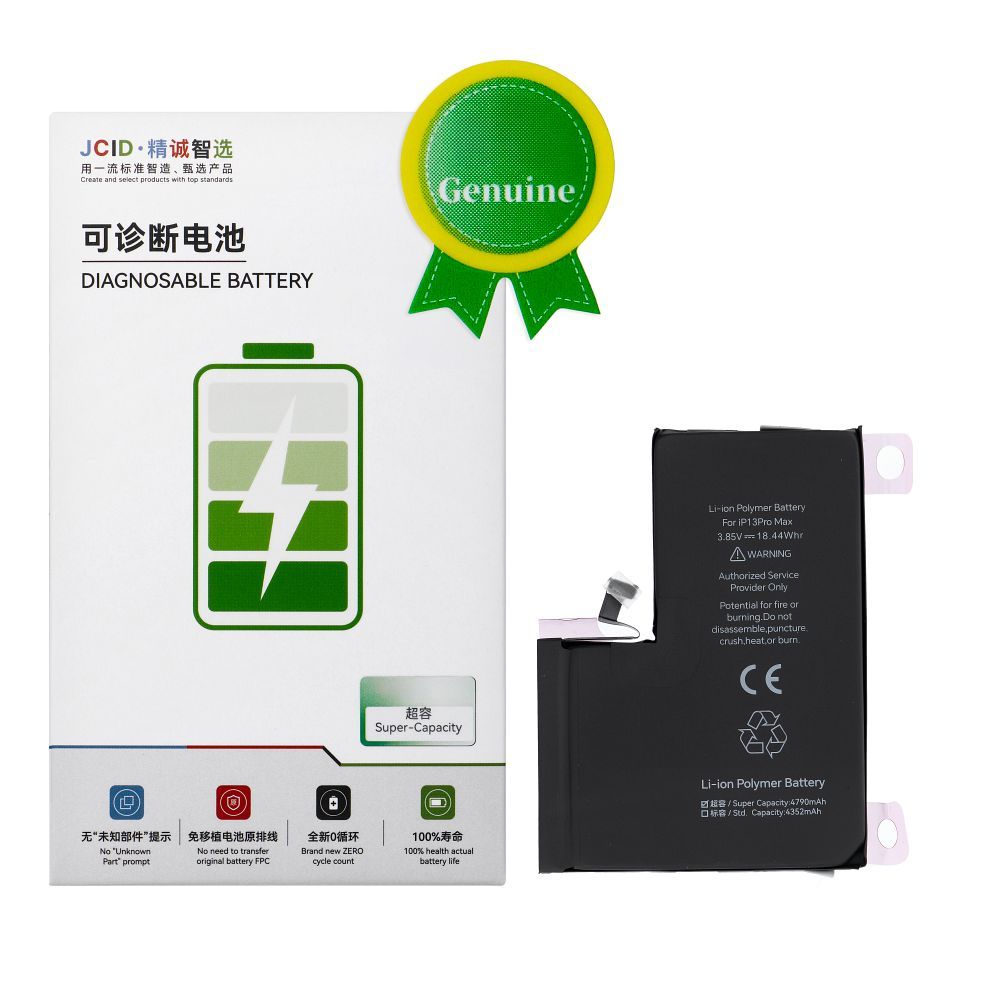 7e8f5b9ecffa26a6cb741ab067954351 acumulator JCID iPhone 13 Pro Max capacitate mare genuine