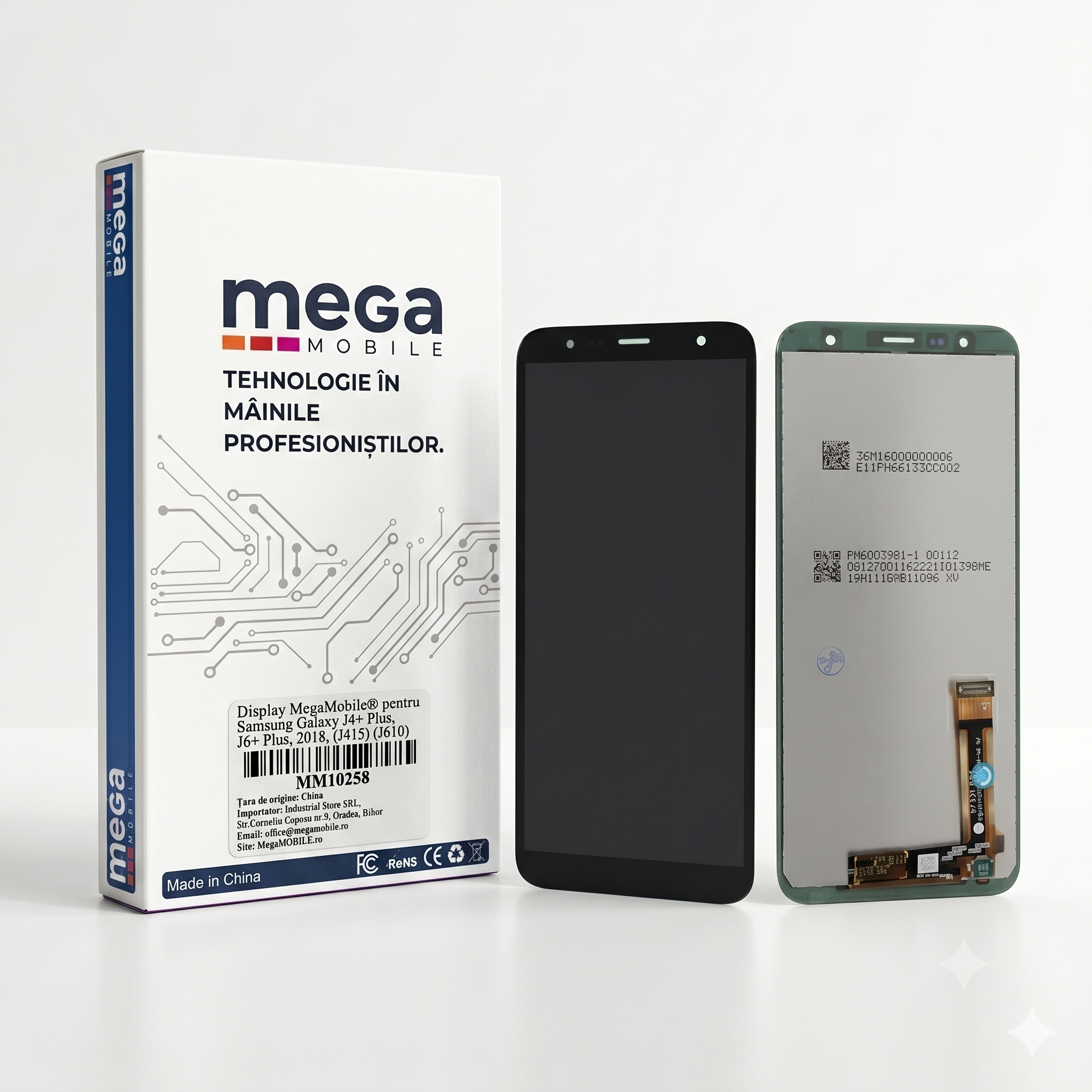 Gemini_Generated_Image_hptl5chptl5chptl display Samsung Galaxy J4+ Plus MegaMobile premium fara rama