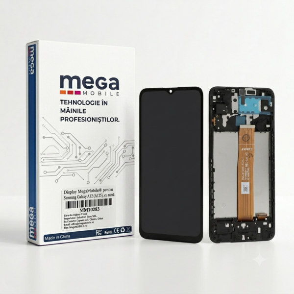 Display MegaMobile Samsung Galaxy A12 cu rama