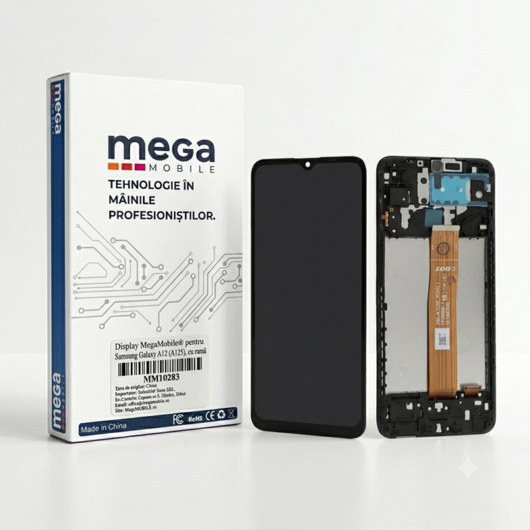 Display MegaMobile Samsung Galaxy A12 cu rama