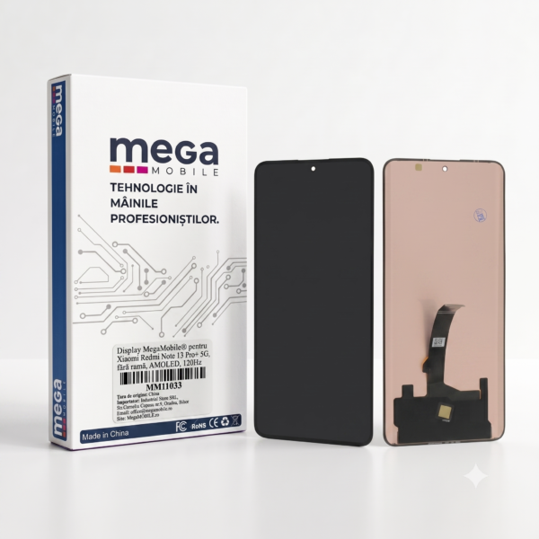 display Xiaomi Redmi Note 13 Pro+ 5G MegaMobile amoled fara rama