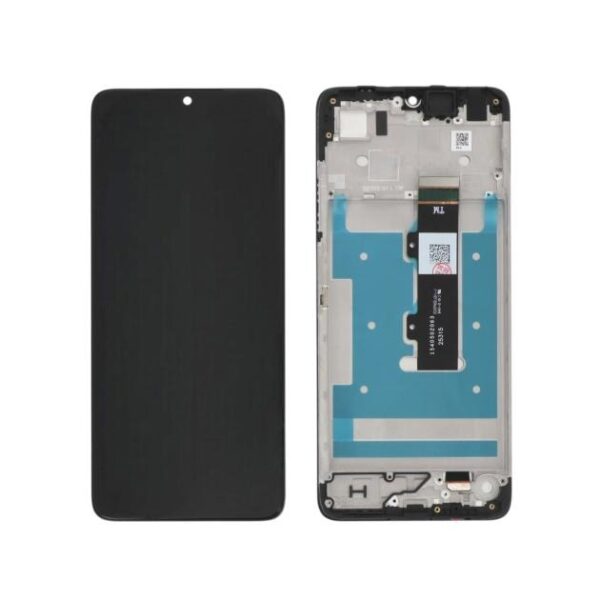 Display Moto G06 cu rama tapestry