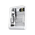 set surubelnita 32 in 1 jakemy jm-8189b alb cu penseta de precizie